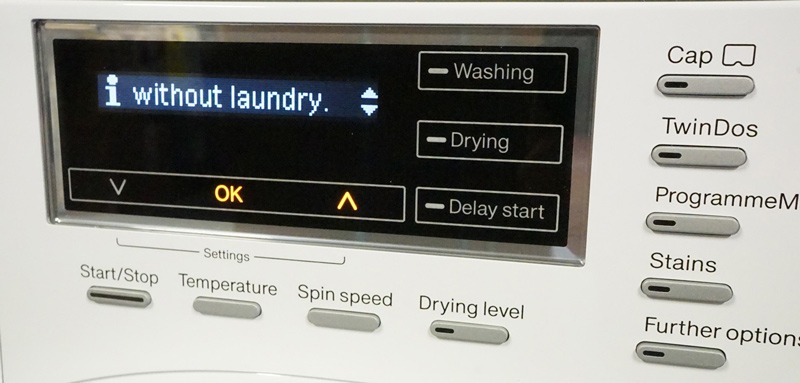 نمایشگر دیجیتال ماشین لباسشویی