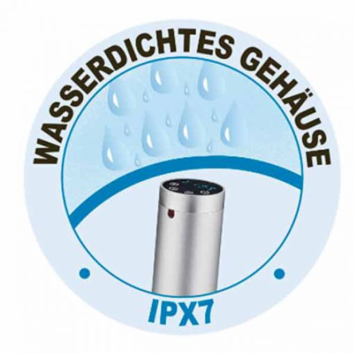 استاندارد IPX7 مقاومت در برابر نفوذ آب